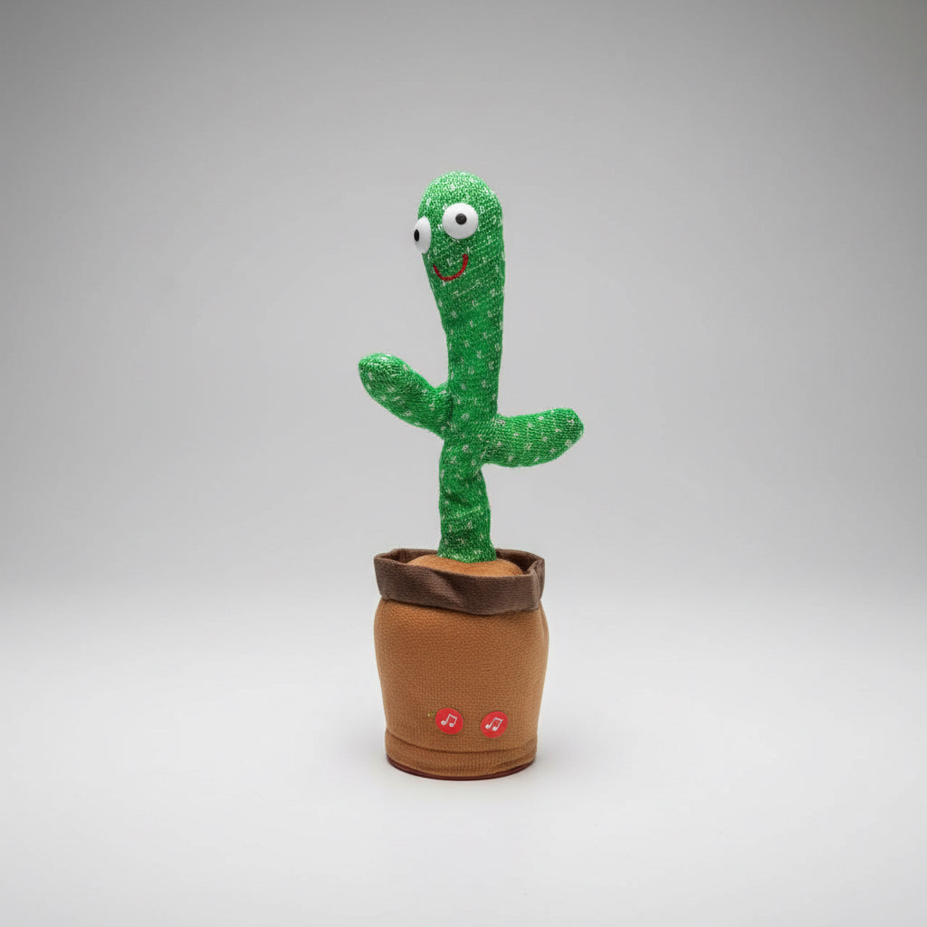 Plush toy cactus in a pot 